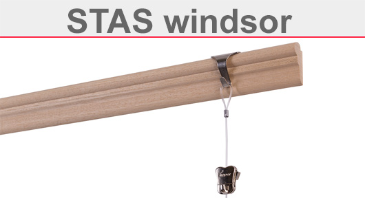 STAS windsor Holzschiene