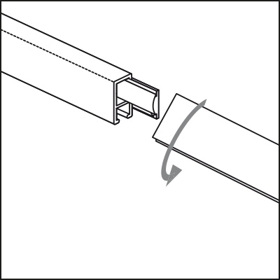 Schienenverbinder für die minirail