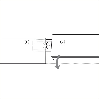 Schienenverbinder aus Metall